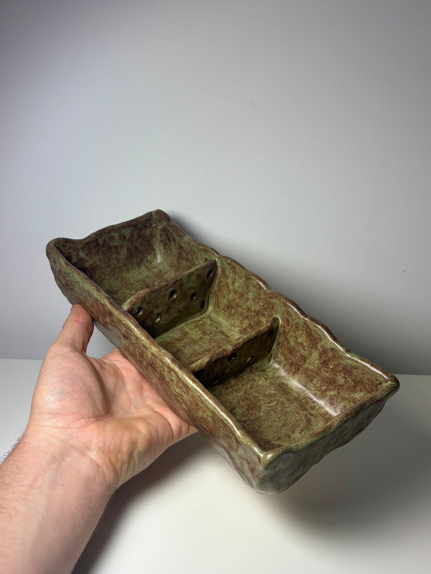 Windowsill Bog Pot - Bigger Mossy One