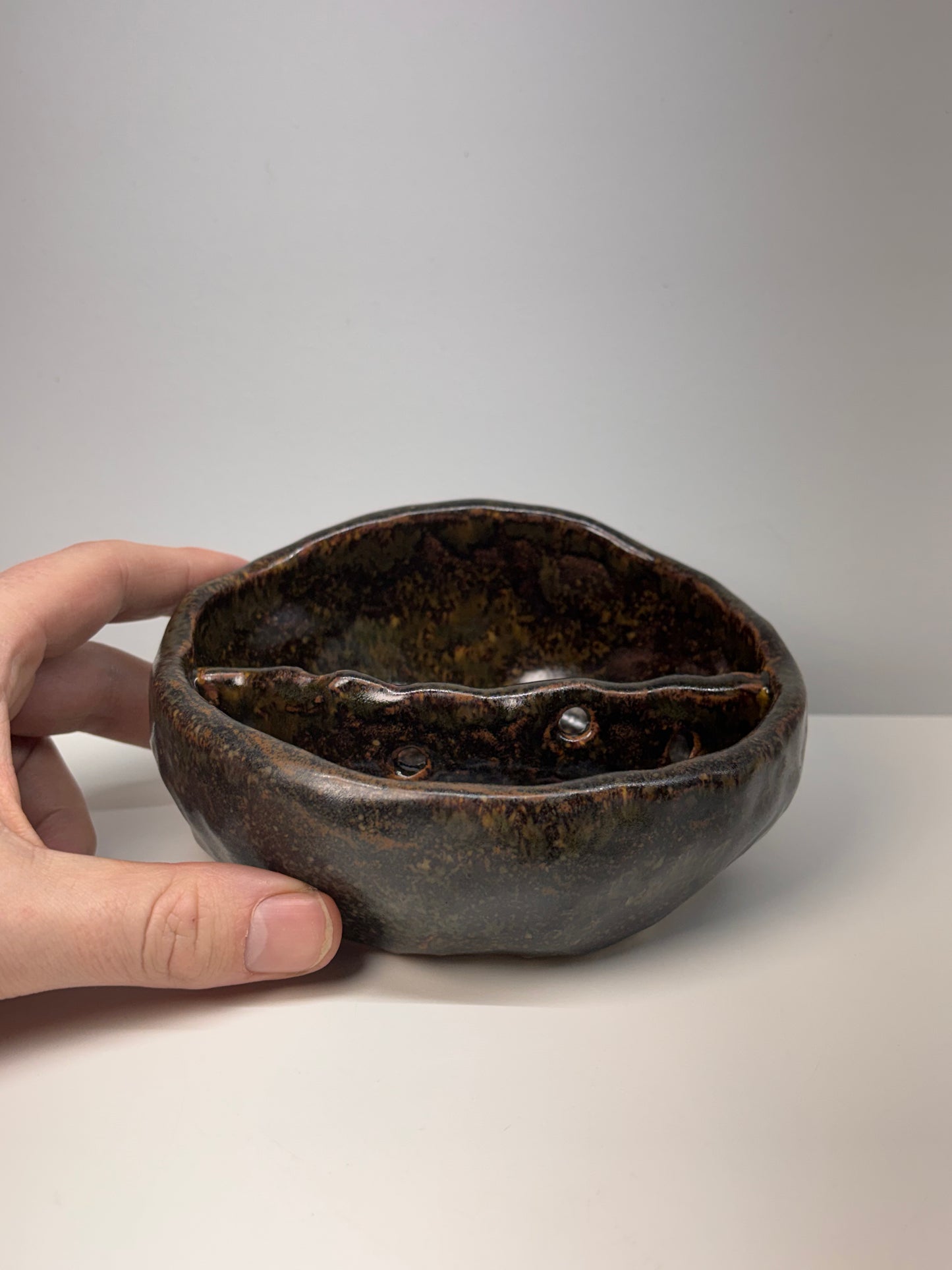 Moss Pot 02 - Brown Pebble
