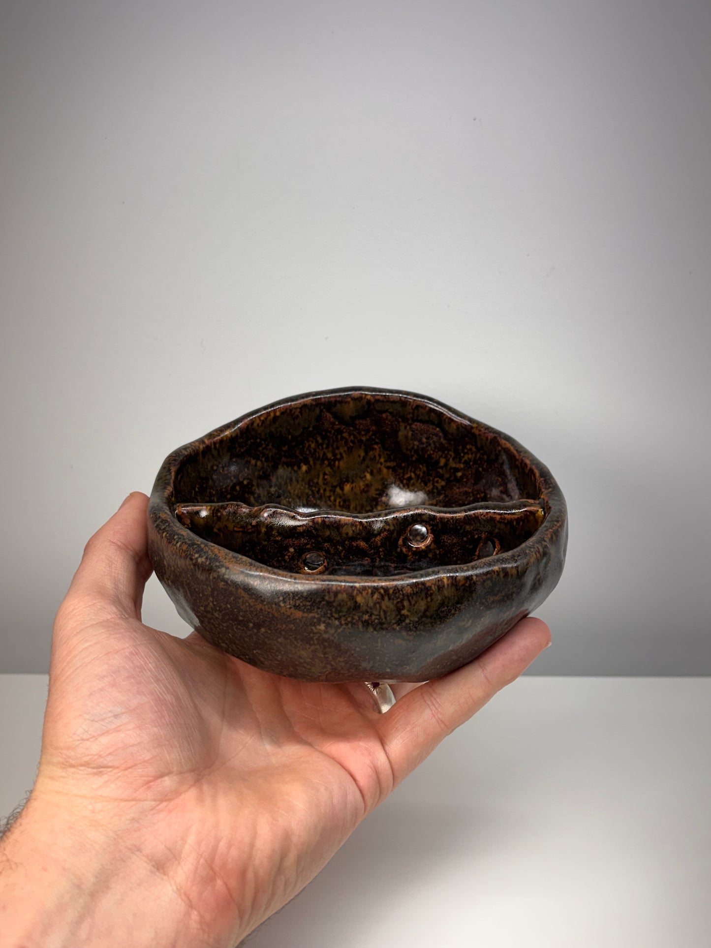 Moss Pot 02 - Brown Pebble