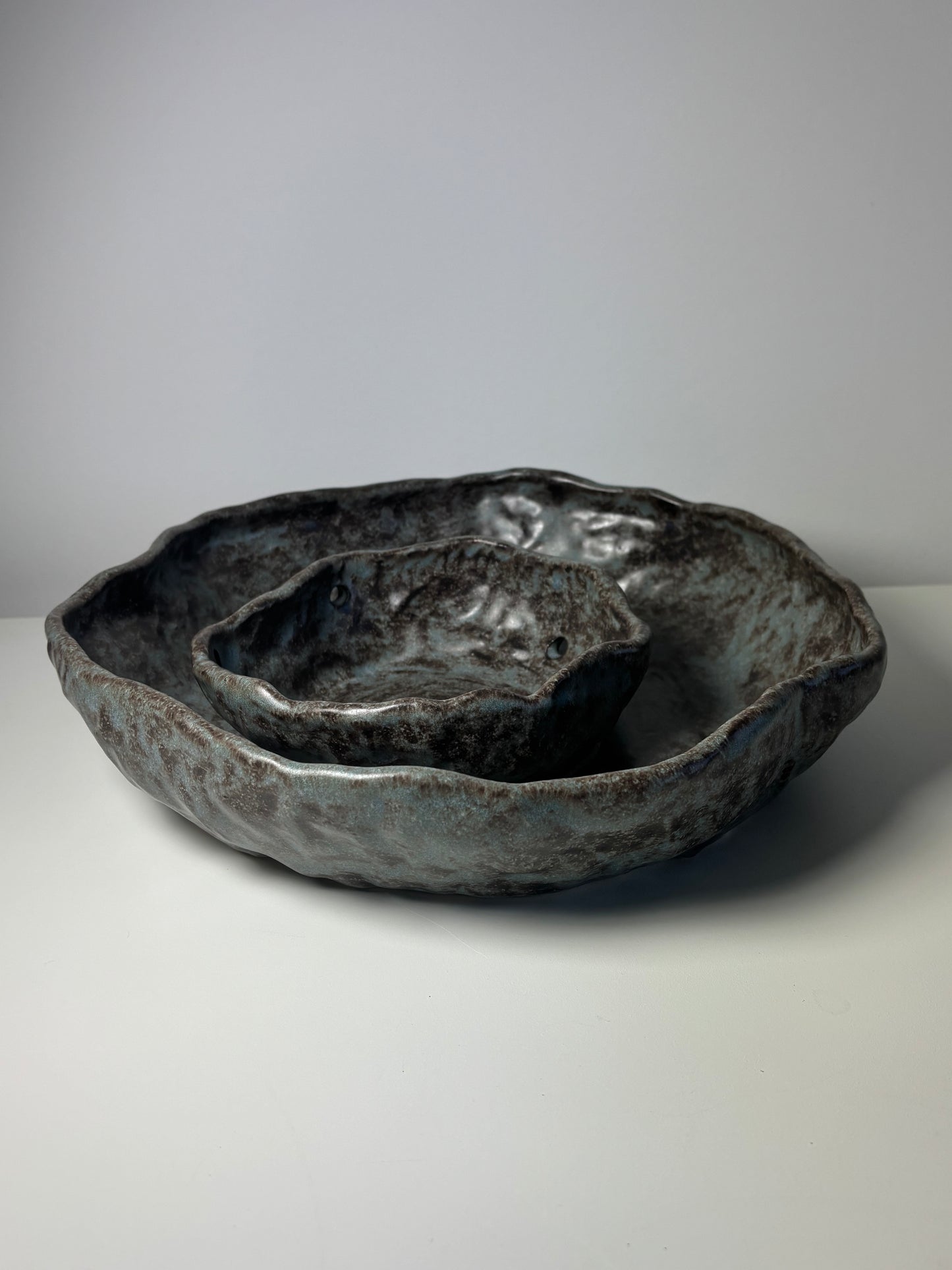 Grey Bog Pot - Oyster