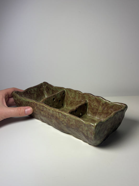 Windowsill Bog Pot - Bigger Mossy One