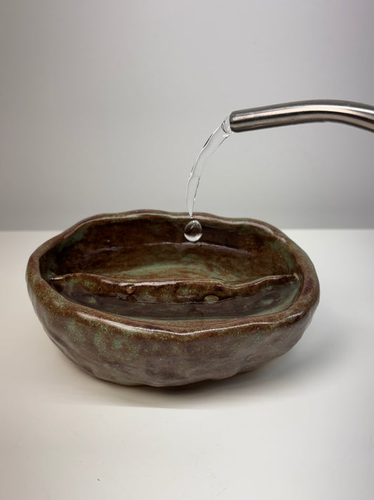 Bog Pot 10 - Jade Pebble